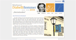 Desktop Screenshot of diabellisommer.at